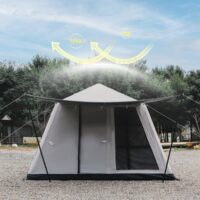 ავტომატურად გასაბერი სალაშქრო კარავი/გარე საკემპინგო მანქანის კარავი/ტენტები, წყალგაუმტარი კარავი ლაშქრობისთვის, პიკნიკისთვის - Image 5