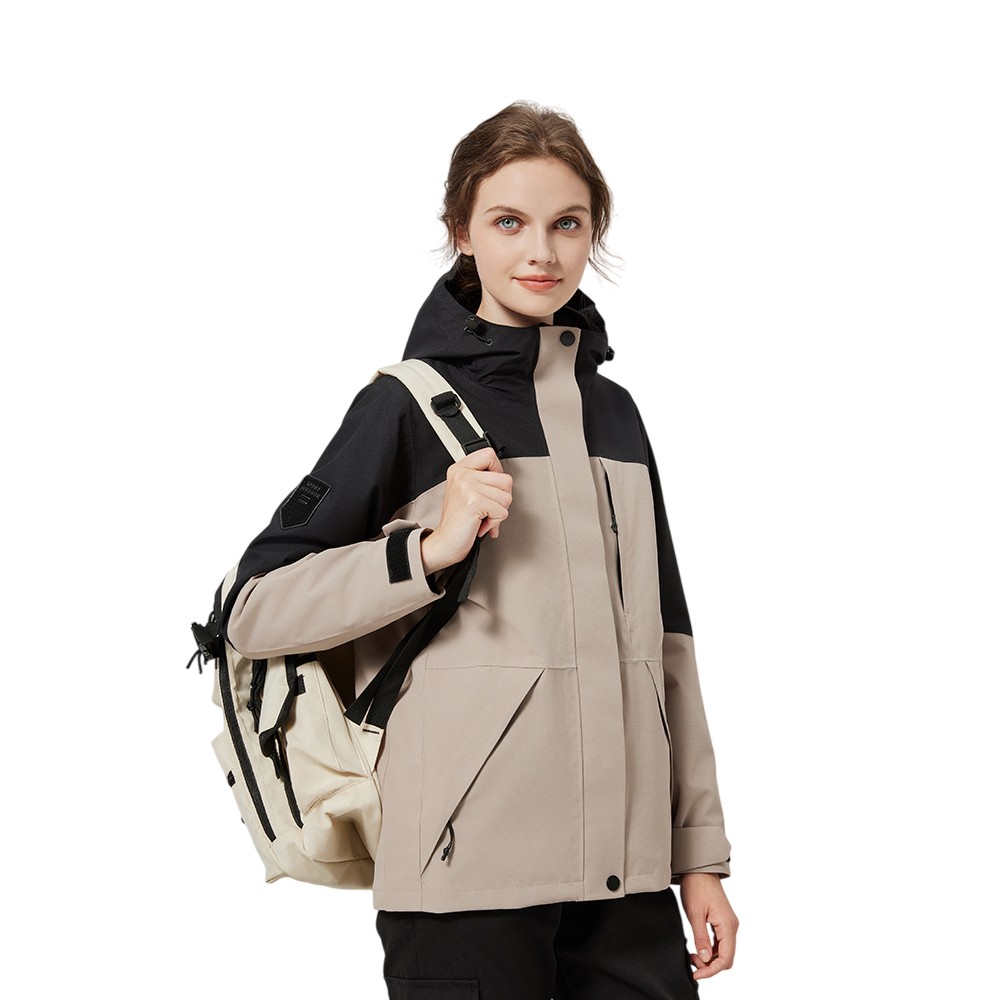 ქალის ორმაგი ქურთუკი/ქარგაუმტარი, წყალგაუმტარი თერმო ქურთუკი/ქურთუკები/კურტკა/სათხილამურო ქურთუკი/ჟაგეტი WINDSTOPPER SOFTSHELL - Image 1