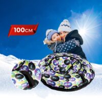 SNOWTUBING Inflatable Snow Sled 100 cm, Children's inflatable snow sleds