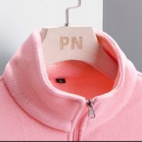 Женская флисовая жакет/толстая теплая жакет/двусторонний флисовый жакет/куртки (одежда) — изображение 5