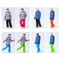 კომბინიზონი საბავშვო სათხილამურო ნაკრები/კომბინიზონები/ზედა და ქვედა ქურთუკი, შარვალი 4-16 წლამდე ასაკის ბავშვებისთვისთის/საბავშვო კომბინიზონი ზედა,ქვედა (ქურთუკი,შარვალი სნოუბორდისათვის,ბავშვებისა და მოზრდილებისათვის) საბავშო კომბინიზონი/სათხილამურო ტანსაცმელი/ზამთრის სპორტი (საბავშო,ბავშვის,ბავში,ბავშვისთვის,ბავშვებისთვის) - Image 3