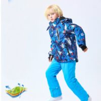 კომბინიზონი საბავშვო სათხილამურო ნაკრები/კომბინიზონები/ზედა და ქვედა ქურთუკი, შარვალი 4-16 წლამდე ასაკის ბავშვებისთვისთის (ქურთუკი,შარვალი სნოუბორდისათვის,ბავშვებისა და მოზრდილებისათვის) საბავშო კომბინიზონი/სათხილამურო ტანსაცმელი/ზამთრის სპორტი/საბავშვო კომბინიზონი (საბავშო,ბავშვის,ბავში,ბავშვისთვის,ბავშვებისთვის) - Image 2