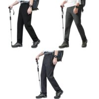 Trousers Men's Warm Waterproof  Thermal fleece Lined Pants for Autumn Winter Spring Hiking Casual Workwear Mountains