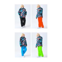 კომბინიზონი საბავშვო სათხილამურო ნაკრები, ზედა და ქვედა ქურთუკი, შარვალი 4-16 წლამდე ასაკის ბავშვებისთვისთის (ქურთუკი,შარვალი სნოუბორდისათვის,ბავშვებისა და მოზრდილებისათვის) საბავშო კომბინიზონები/სათხილამურო ტანსაცმელი/ზამთრის სპორტი (საბავშო,ბავშვის,ბავში,ბავშვისთვის,ბავშვებისთვის) - Image 5