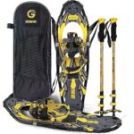 თხილამური მოკლე, თოვლის ფეხსაცმელი, G2 ცოცვა თოვლზე მთის აღჭურვილობა თოვლის სასეირნო ფეხსაცმელი ალუმინის შენადნობის ფეხსაცმლის გადასაფარებლები