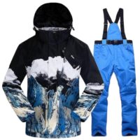 სათხილამურო ქურთუკი და შარვალი ზამთრის კოსტუმი ქალებისა და მამაკაცებისთვის, ზამთრის კომბინიზონი, წყალგაუმტარი ქურთუკები და შარვალები ქარგაუმტარი სნოუბორდის კოსტიუმი ზამთრის ორეული ტანსაცმელი სპორტისთვის ლაშქრობისთვის - Image 6