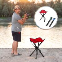 Triangular chair/Tripod chair/Folding chair/Folding chair/Camping accessories, portable chair/Fishing chair/chairs