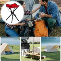 Triangular chair/Tripod chair/Folding chair/Folding chair/Camping accessories, portable chair/Fishing chair/chairs - Image 7