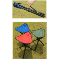 Triangular chair/Tripod chair/Folding chair/Folding chair/Camping accessories, portable chair/Fishing chair/chairs - Image 10