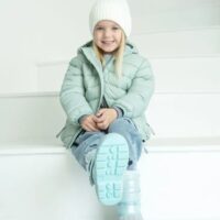 Children's waterproof boots/Children's thermal shoes/boots/Children's shoes/Thick velvet waterproof rain and snow winter snow boots/Bot baby boot warm lining children's boots (boots) - Image 6