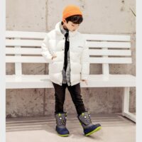 Детские водонепроницаемые ботинки/детская термообувь bot/Детские теплые ботинки/Детская обувь/Толстые бархатные водонепроницаемые зимние ботинки для дождя и снега/Bot baby boots утепленные детские ботинки (сапожки) — изображение 8