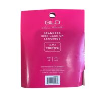 SEAMLESS SIDE LACE UP LEGGINGS ქალის სპორტული შარვალი,სპორტული სავარჯიშო შარვალი, ელასტიკი GLO - Image 2