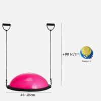 ფიტნეს სავარჯიშო სახტუნაო ბურთი სხეულის ბალანსისა და კოორდინაციისათვის/შესქელებული მოცურების საწინააღმდეგო ბალანსის იოგის ბურთი (იოგის სავარჯიშო ბურთი) - Image 14