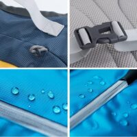 ველოსიპედის ზურგჩანთა 15 ლ ჩაფხუტის ჩასადებით Naturehike NH15C001-B, წყალგაუმტარი ჩანთა , ჩაფხუტის ბადეთი, ველო, მოტო - Image 12