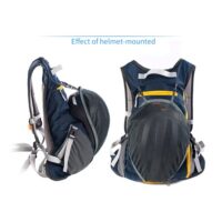 ველოსიპედის ზურგჩანთა 15 ლ ჩაფხუტის ჩასადებით Naturehike NH15C001-B, წყალგაუმტარი ჩანთა , ჩაფხუტის ბადეთი, ველო, მოტო - Image 7