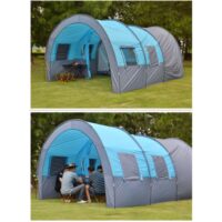 სალაშქრო კარავი (5-8 ადგილიანი) , ერთოთახიანი და ორსაცხოვრებელი კარავი/მრავალკაციანი საკემპინგო დიდი კარავი/სალაშქრო კარვები/ტენტები, წყალგაუმტარი კარავი ლაშქრობისთვის, პიკნიკისთვის - Image 9