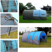 სალაშქრო კარავი (5-8 ადგილიანი) , ერთოთახიანი და ორსაცხოვრებელი კარავი/მრავალკაციანი საკემპინგო დიდი კარავი/სალაშქრო კარვები/ტენტები, წყალგაუმტარი კარავი ლაშქრობისთვის, პიკნიკისთვის - Image 12