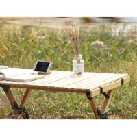 გასაშლელი პორტატული მაგიდა (სალაშქრო მაგიდა, საპიკნიკე მაგიდა,ლაშქრობა) გარე მყარი ხის დასაკეცი პორტატული მაგიდები - Image 12