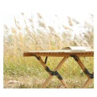 გასაშლელი პორტატული მაგიდა (სალაშქრო მაგიდა, საპიკნიკე მაგიდა,ლაშქრობა) გარე მყარი ხის დასაკეცი პორტატული მაგიდები - Image 16