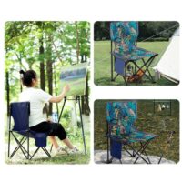 Folding chair/Folding camping chair/Fishing chair (Camping furniture) Chaise lounge Portable fishing picnic chair, Ultralight camping chair/Chairs - Image 5
