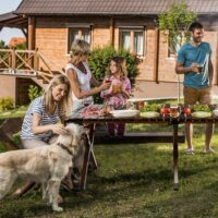 გასაშლელი პორტატული მაგიდა (სალაშქრო მაგიდა, საპიკნიკე მაგიდა,ლაშქრობა) გარე მყარი ხის დასაკეცი პორტატული მაგიდები - Image 7