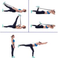 ნაკრები 4 რეზინის ჟგუტი ექსპანდერი, ექსპანდერები ასაწევად, სავარჯიშო ექსპანდერები, კუნთებისა და ძალის ვარჯიშებისთვის - Image 2