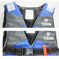 Детский спасательный жилет 20-40 кг спасательный жилет, Маленький спасательный жилет Yamaha Большой размер с регулируемыми ремнями Светоотражающие водонепроницаемые жилеты для плавания — изображение 15