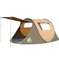 Tent Hewolf 2 and 4 Person, Automatic Quick-Open Camping Tent Outdoor Camping Equipment Mosquito Net Tent Wholesale Fast 1 Seconds Openable,