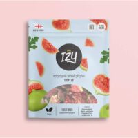 IZY Fig Crispy Chips (16 g), Freeze Dried Fruit Vegan Hiking Crisps Dried Food/Tourist Hiking Snack