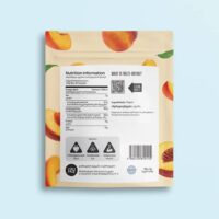 IZY ატმის ხრაშუნა ჩიპსი (10 გრ), სუბლიმირებული ხილი ვეგანური სალაშქრო ხრაშუნები ჩირი კვება/ტურისტული სალაშქრო საჭმელი - Image 2