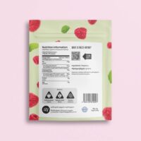 IZY Raspberry Crispy Chips (11 g), Freeze Dried Fruit Vegan Hiking Crisps Dried Food/Tourist Hiking Snack - Image 2
