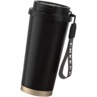 Термокружка 530 мл из нержавеющей стали шейкер термос c 6-12 часовый для всех типов напитков Спортивный термос с трубочкой, шейкер бутылка для холодной и горячей воды. — изображение 2