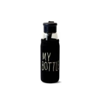 Термо-бутылка 500 мл My Bottle с чехлом бутылки для горячих и холдных напитков Стеклянная ЭКО бутылка для воды и других напитков — изображение 2