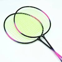 ბადმინტონის ნაკრები 2 ჩოგანი ჩასადებ ჩანთაში, ბადმინტონის ბურთი/ტენისის ჩოგანი/სპორტი - Image 5