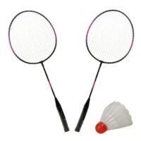ბადმინტონის ნაკრები 2 ჩოგანი ჩასადებ ჩანთაში, ბადმინტონის ბურთი/ტენისის ჩოგანი/სპორტი - Image 4