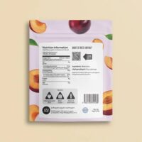 IZY ქლიავის ხრაშუნა ჩიპსი (14 გრ), სუბლიმირებული ხილი ვეგანური სალაშქრო ხრაშუნები ჩირი კვება/ტურისტული სალაშქრო საჭმელი - Image 2