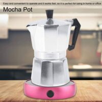 6 Cup Coffee Maker, Hiking Aluminum Italian Type Moka Pot Espresso Coffee Maker Home Office Stove Water Heater Moka Pot Coffee Heater, Hiking - Image 15