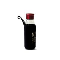 Термо-бутылка 500 мл My Bottle с чехлом бутылки для горячих и холдных напитков Стеклянная ЭКО бутылка для воды и других напитков — изображение 4