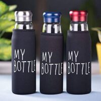Термо-бутылка 500 мл My Bottle с чехлом бутылки для горячих и холдных напитков Стеклянная ЭКО бутылка для воды и других напитков — изображение 13
