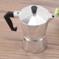6 Cup Coffee Maker, Hiking Aluminum Italian Type Moka Pot Espresso Coffee Maker Home Office Stove Water Heater Moka Pot Coffee Heater, Hiking - Image 16