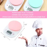 Электронные кухонные весы 5 кг / 1 г Цифровые пищевые весы Пластиковые весы для взвешивания ЖК-дисплеи Высокоточные измерительные инструменты — изображение 5