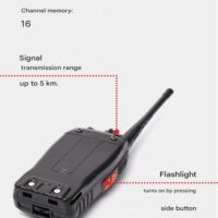 Набор Раций Baofeng BF-888S, с дальностью связи до 5 километров, с дальностью связи до 5 километров, походно-охотничья радиосвязь — изображение 5