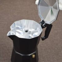 6 Cup Coffee Maker, Hiking Aluminum Italian Type Moka Pot Espresso Coffee Maker Home Office Stove Water Heater Moka Pot Coffee Heater, Hiking - Image 5