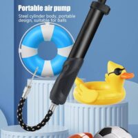 Насос спортивный Портативный тумбо насосы для накачивания спортивных мячей  Баскетбольный Футбольный насос — изображение 9