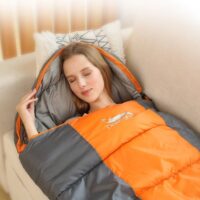 2KG Sleeping Bag for Adults, 4 Season Lightweight Waterproof Warm Sleeping Bag with Compression Sack, Indoor & Outdoor Sleeping Equipment for Hiking, Backpacking and Camping - Image 5