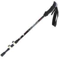 Треккинговая палка 63-135 см для скандинавской ходьбы, алюминиевые складные треккинговые палки, трёхсекционная, прямая ручка, сверхлёгкая телескопическая, для пешего туризма, кемпинга, треккинга, алюминиевый сплав 7075 — изображение 2