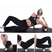 ფიტნეს როლერი 33 სმ აღდგენისთივს როლერი ღრმა ქსოვილების მასაჟის როლიკერი სპორტდარბაზისთვის. ზურგის, კისრის და მუხლის ტკივილის შემამსუბუქებელი როლიკერი. იოგას, ფიტნეს ვარჯიშის როლიკერი, კუნთების მასაჟის აღჭურვილობა, კუნთების აღდგენა, გაწელვა. - Image 11