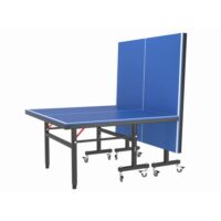 ტენისის  დასაკეცი მაგიდა გარე/შიდა გამოყენებისთვის, ჩოგბურთის მაგიდები ბორბლებით პროფესიონალური მაგიდა  სკოლის სახლის შეჯიბრებზე სათამაშოთ პინგ პონგის მაგიდა/ტენისის მაგიდა (პინკ პონგის მაგიდა) - Image 3