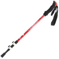 Треккинговая палка 63-135 см для скандинавской ходьбы, алюминиевые складные треккинговые палки, трёхсекционная, прямая ручка, сверхлёгкая телескопическая, для пешего туризма, кемпинга, треккинга, алюминиевый сплав 7075 — изображение 3