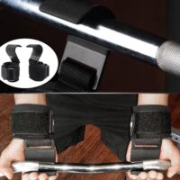 2 PC Weight Lifting Hooks - Heavy Duty Lifting Wrist Straps with Wrist Wraps, Deadlift Straps for Power Lifting and Strength Training, Lifting Grips for Weightlifting, Gym, Workout and Pull Ups - Image 6
